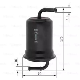 Фільтр паливний Bosch 0986450108