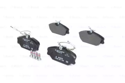 Колодки гальмівні (передні) Renault Laguna I 93-01/Megane I 96-03/Safrane 92-00 (з датчиком) Bosch 0 986 461 765 — фото 2