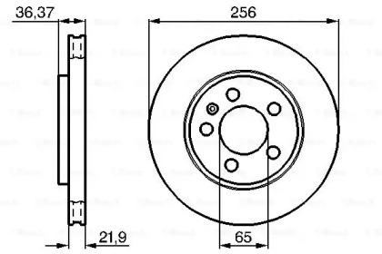 Диск тормозной Bosch 0986478482