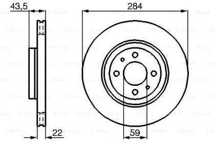 Диск тормозной Bosch 0986479B49