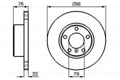 Тормозной диск Bosch 0986478848