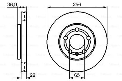Тормозной диск Bosch 0986478853
