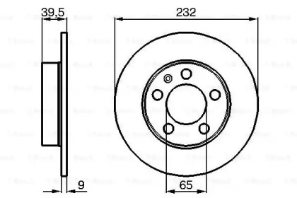 Тормозной диск Bosch 0986478868