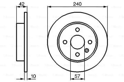Тормозной диск Bosch 0986478882
