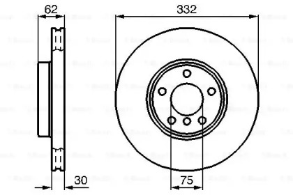 Тормозной диск Bosch 0986478974