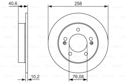 Тормозной диск Bosch 0986479059