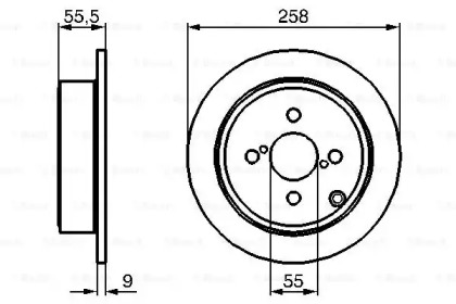 Тормозной диск Bosch 0986479086