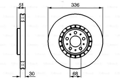 Тормозной диск Bosch 0986479202
