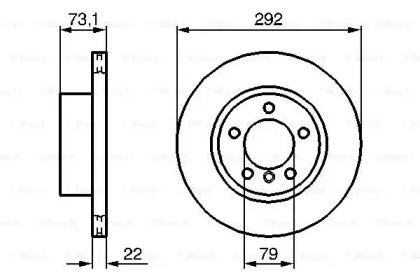 Тормозной диск Bosch 0986479214