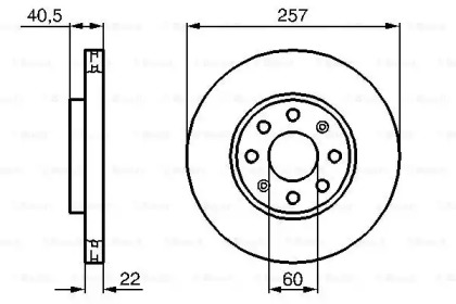 Тормозной диск Bosch 0986479223