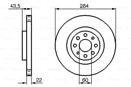 Тормозной диск Bosch 0986479B90