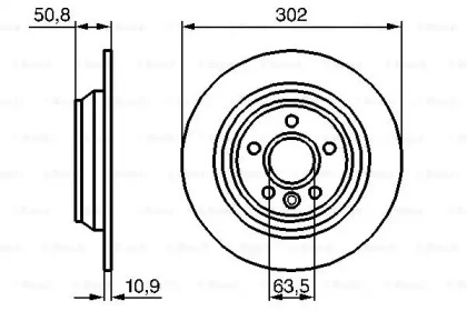 Диск гальмівний Bosch 0986479B94
