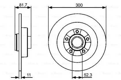 Тормозной диск Bosch 0986479445