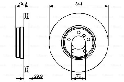 Диск тормозной Bosch 0986479475