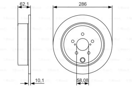 Диск гальмівний Bosch 0986479A10