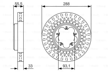 Диск гальмівний Bosch 0986479A49