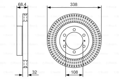 Тормозной диск Bosch 0986479A65