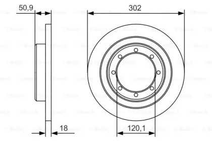 Тормозной диск Bosch 0986479A93