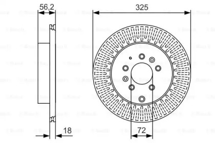 Диск тормозной Bosch 0986479C30