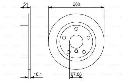 Тормозной диск Bosch 0986479C92