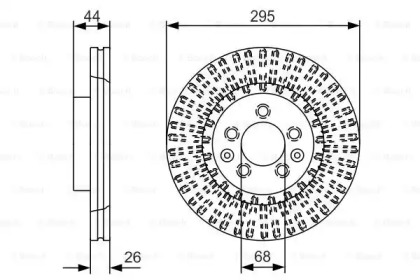 Диск тормозной Bosch 0986479D16
