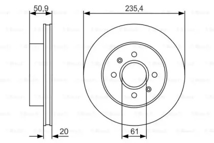 Диск тормозной Bosch 0986479R52