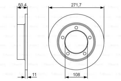 Тормозной диск Bosch 0986479R73