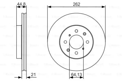 Тормозной диск Bosch 0986479R80