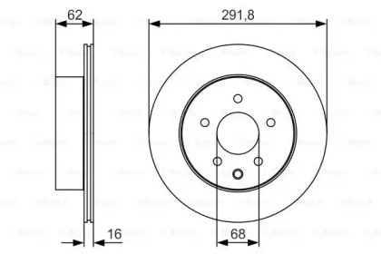 Диск гальмівний Bosch 0986479S31
