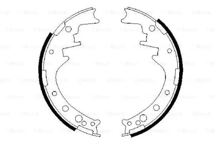 Гальмівні колодки барабані Bosch 0986487292