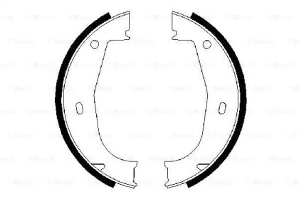 Колодки ручника BMW 3 (E36) 90-00 (160.5x25) Bosch 0 986 487 520
