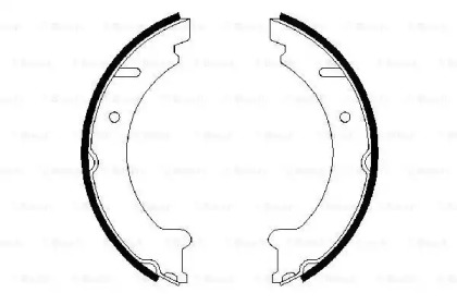 Колодки ручника Volvo 850/C70/S70/V70 91-00 (177.8x25) Bosch 0 986 487 548