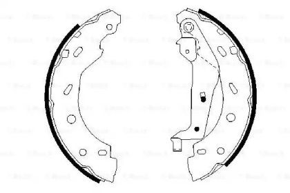 Гальмівні колодки барабані Bosch 0986487600