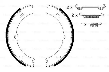 Гальмівні колодки барабані Bosch 0986487720