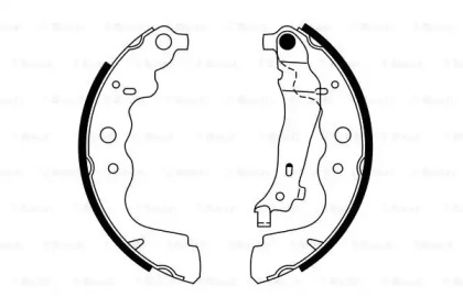 Гальмівні колодки барабані Bosch 0986487754
