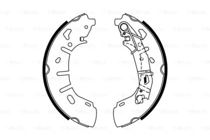 Тормозные колодки барабані Bosch 0986487773