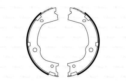 Комлект тормозных накладок Bosch 0986487776