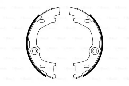 Комлект тормозных накладок Bosch 0986487777
