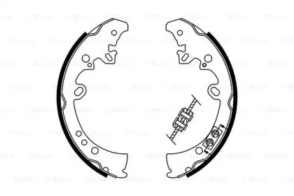 Комлект тормозных накладок Bosch 0986487787