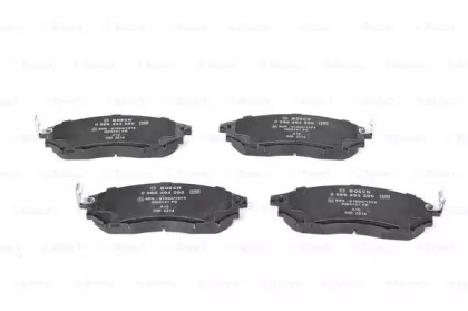 Колодки гальмівні (передні) Renault Koleos 08-/Nissan Qashqai 07-13/Pathfinder/NP300/Murano 05- Bosch 0 986 494 295 — фото 3