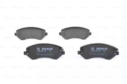 Колодки гальмівні (передні) Chrysler Voyager/Jeep Cherokee/Dodge Caravan 00-08 Bosch 0 986 494 357 — фото 4