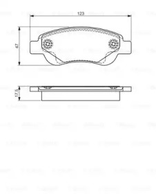Комплект гальмівних колодок - дискові Bosch 0986495085