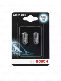 Автолампа (12V 5W W5W Xenon Blue блістер 2 шт) Bosch 1987301033