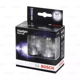 Автолампа (12V 55W H7 GIGALIGHT 120 бокс 2 шт) Bosch 1987301107