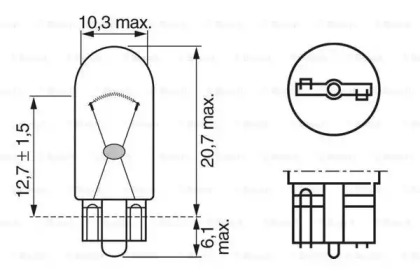 Автолампа Bosch 1987302286