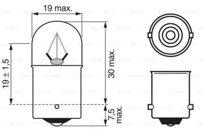 Автолампа Bosch 1987302505