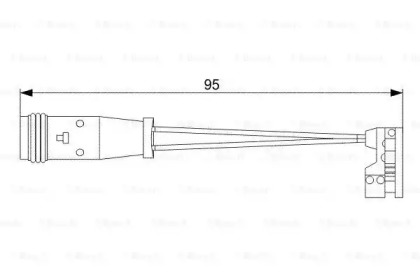 Датчик зношування колодок Bosch 1987473006
