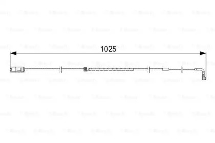 Датчик зношування колодок Bosch 1987473026