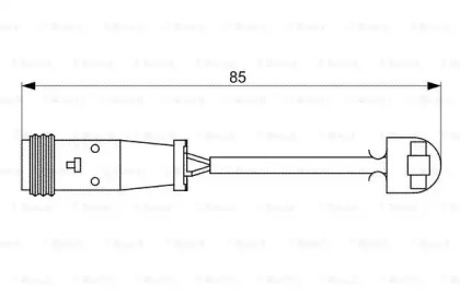 Датчик зношування колодок Bosch 1987473038