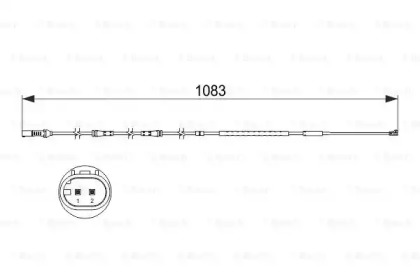 Датчик зношування колодок Bosch 1987473500